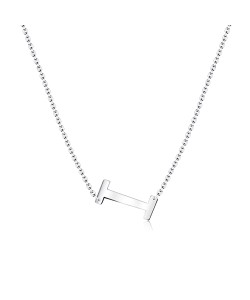 Letter I Silver Necklace SPE-5523